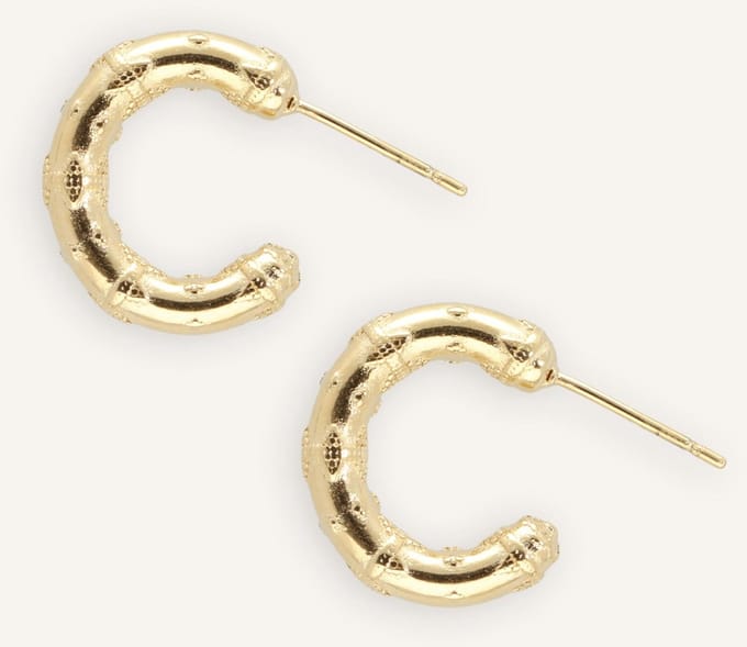 Notre-V Earrings Small Sieraden Dames - Goudkleurig - Maat ONESIZE
