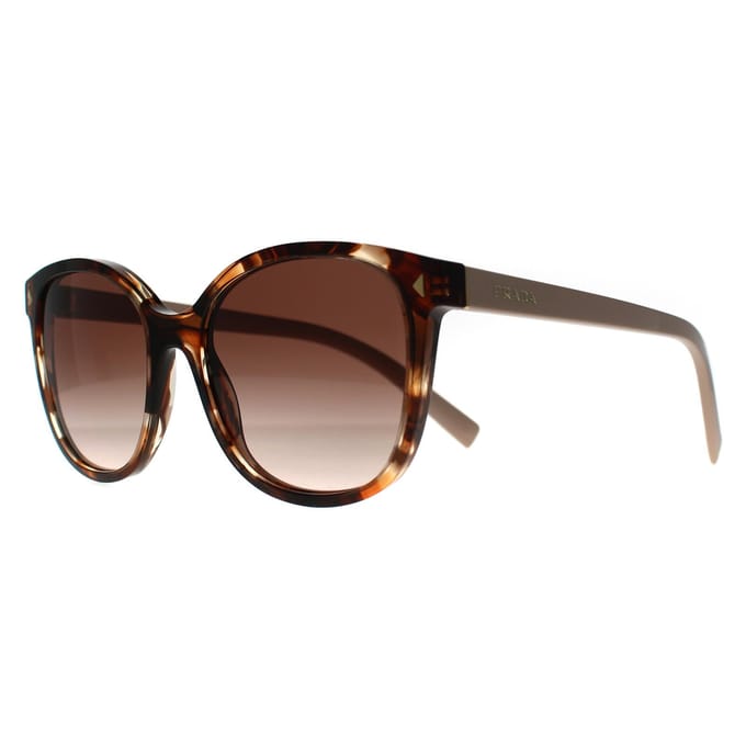 Prada PR22ZS 07R0A6 caramel tortoise bruin gradiÃ«nt zonnebril