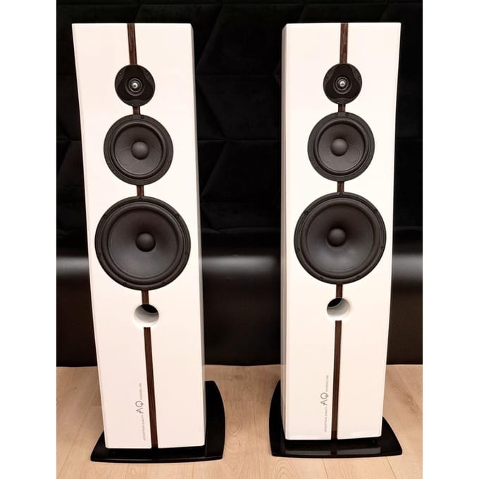 Acoustique Quality PASSION - Colonne de sol 3 voies sans compromis / Laque blanche, Acoustique Quality blanc