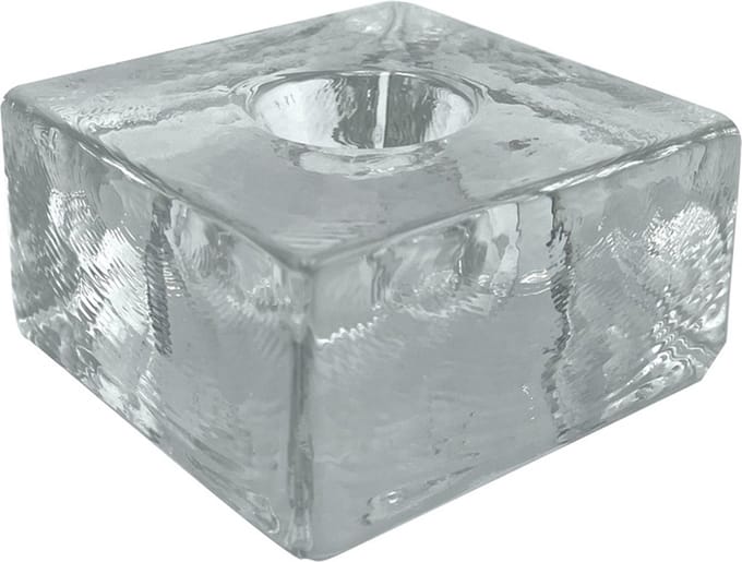 Scentchips® Vierkant Glas Helder kandelaar dinerkaars