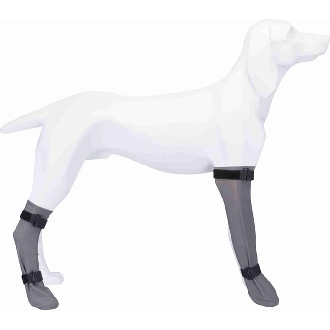 Trixie Protective Sock silicone L: 10 cm/40 cm grey