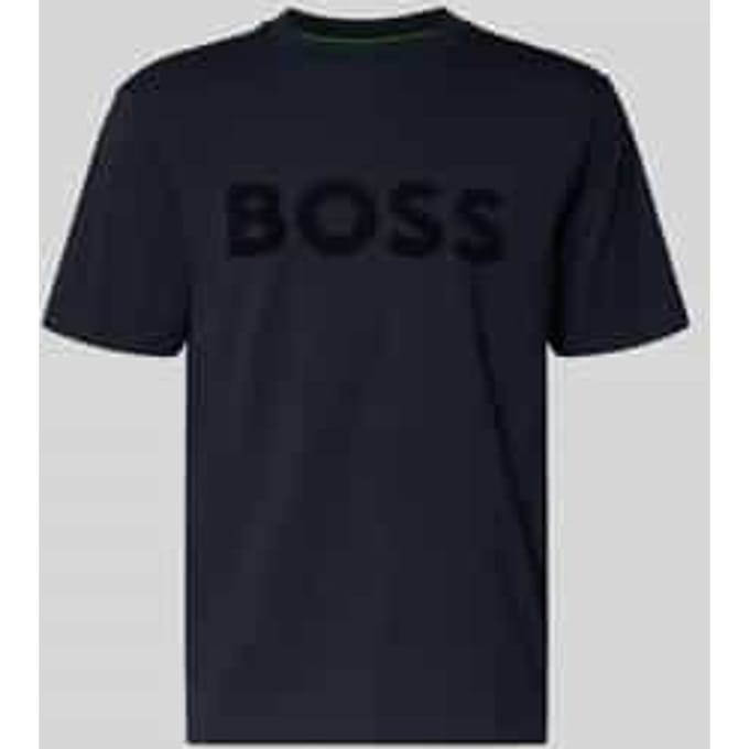 Regular fit T-shirt van katoenmix model 'ICONIC'
