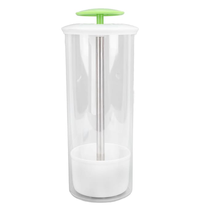 Herb Saver Box Antislip Bodem Groente Vershouder Ruimtebesparend Vanille Bewaarcontainer white