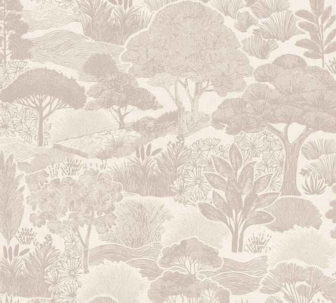 PLANTEN EN BOMEN BEHANG | Botanisch - Grijs Wit - A.S. Création Pintwalls III