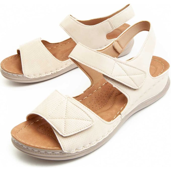 Montevita Heel Sandal Colina in Beige