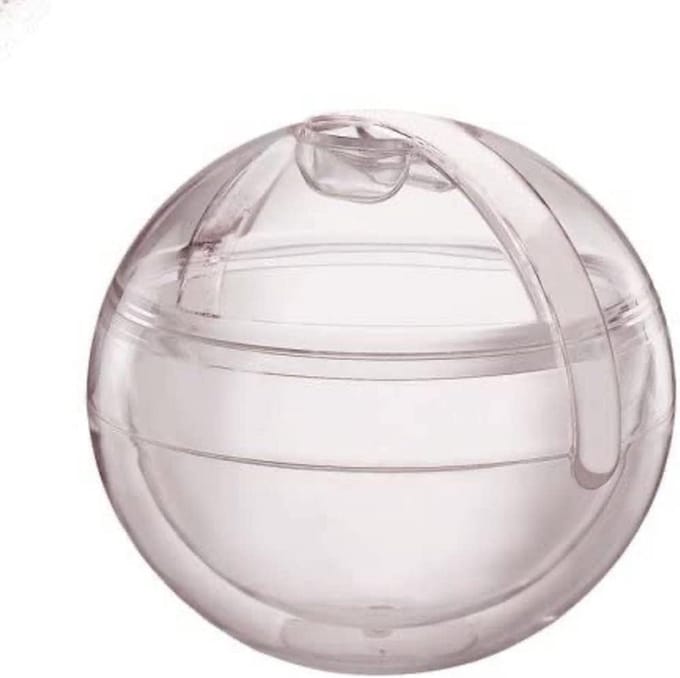 Thermische ijsemmer met tang - transparant - Ø 20 x 20 cm - 1900 cc