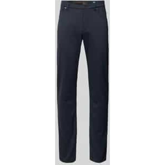 Regular fit stoffen broek met Franse Steekzakken