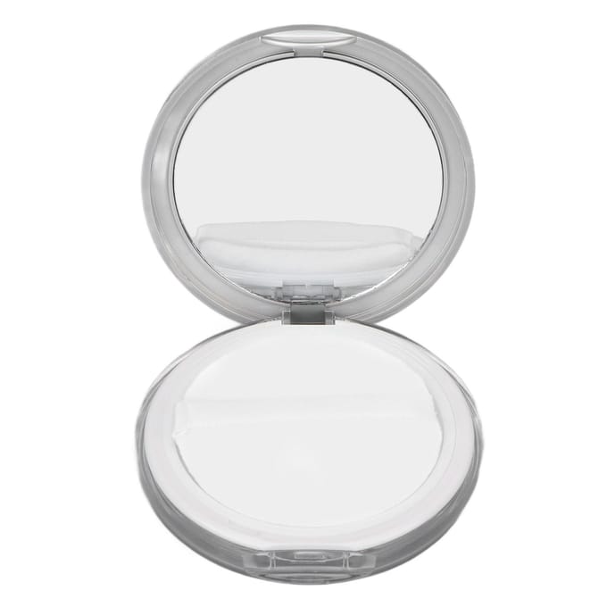3g Lege Navulbare Losse Poederdoos Draagbare Make-up Setting Poeder Blush Doos Container met Poederkwast white