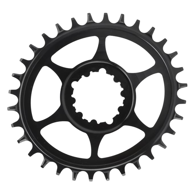 Pédalier VTT Dents Positives et Négatives Intégrées Plateau Ovale 32T Conception Dents d'Aigle 6mm