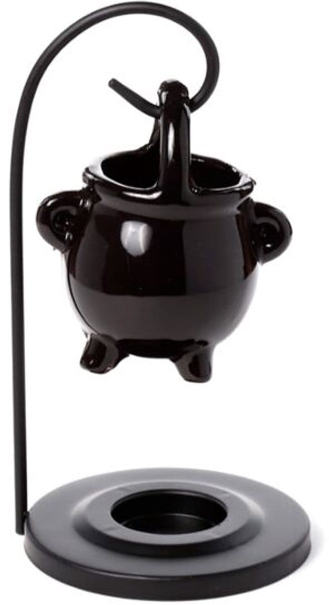 Zwarte Ketel Hangende Geurbrander met stand