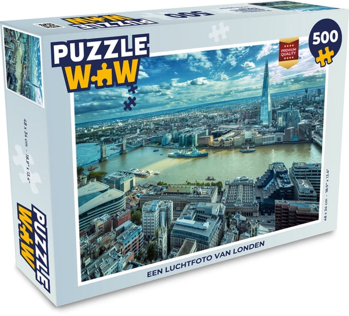 Puzzel Londen - Theems - Tower Bridge - Legpuzzel - Puzzel 500 stukjes