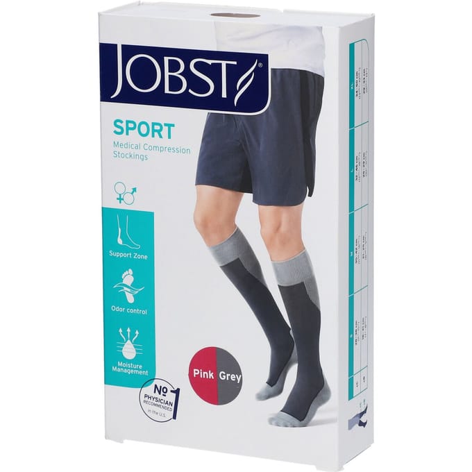 JOBST® Sport Compressiesokken 15-20 AD Roze Small 1