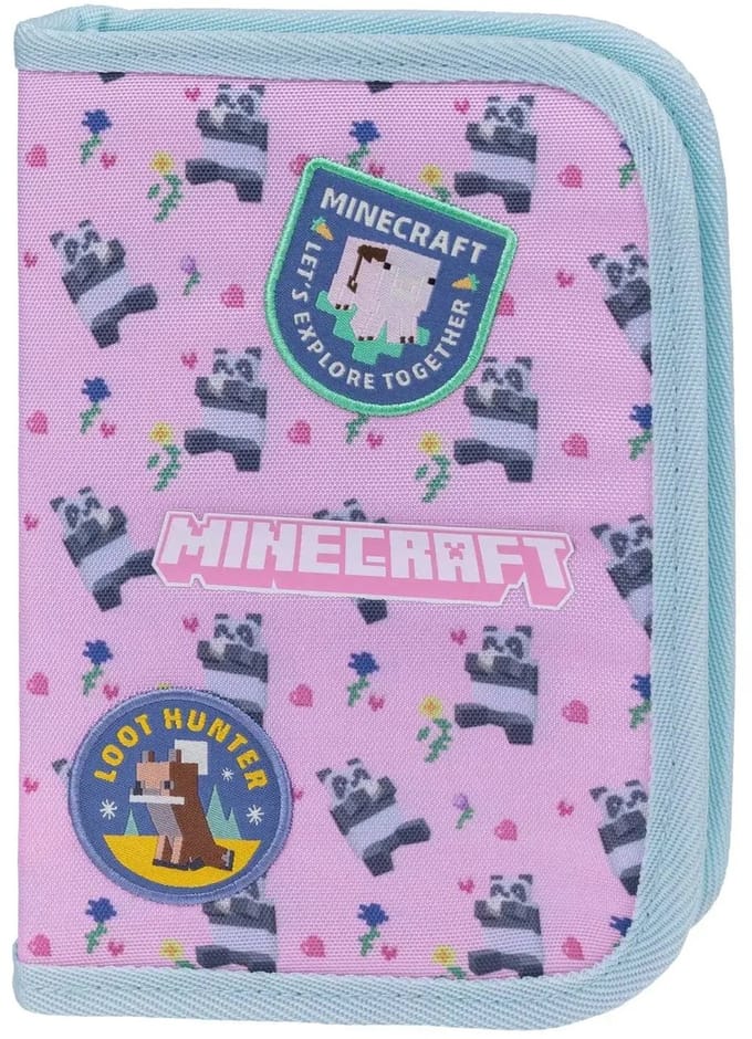 Baagl Etui Minecraft Panda 1-rits