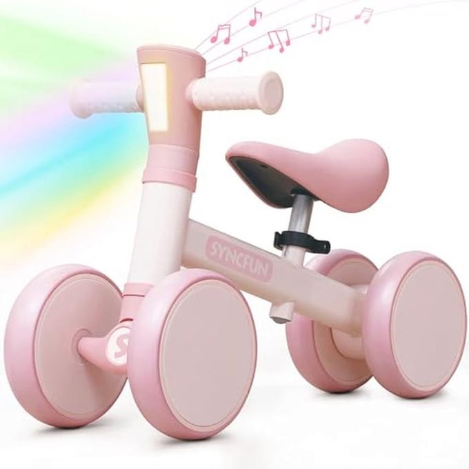 Roze Babyloopfiets voor Peuters en Kleuters