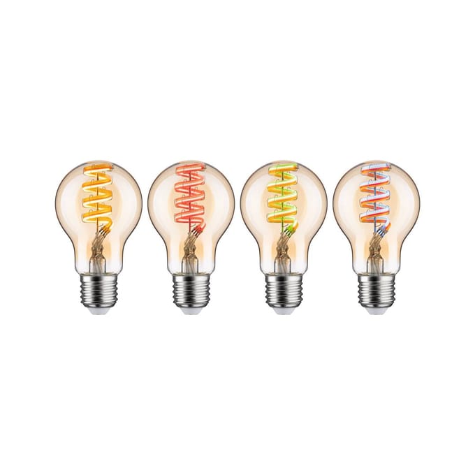 Filament 230 V Smart Home Zigbee 3.0 LED-gloeilamp E27 470lm 6,3W RGBW+ dimbaar Goud