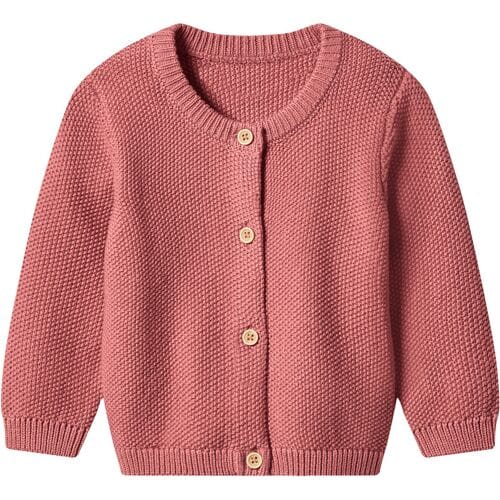 LUPILU Gebreid baby vest (Roze, 62-68)