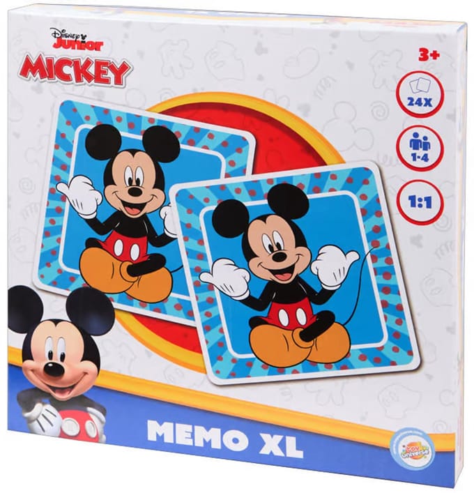 Disney Mickey Leuk geheugenspel XL 24 stukjes