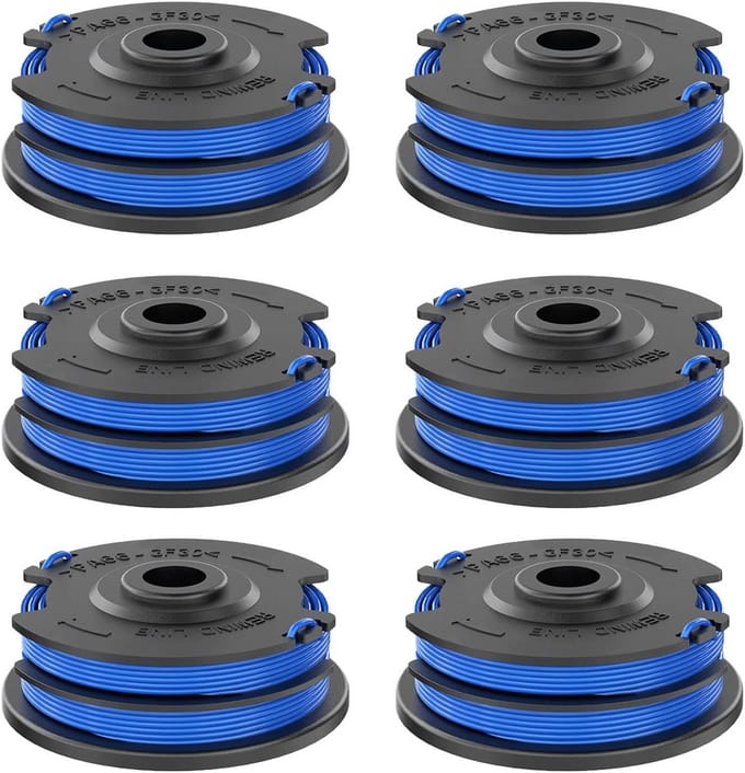 Trimmer Spoelen - Onkruid Draad - Gazon Onderhoud - Centrifugale Kracht - 6 Stuks 83m