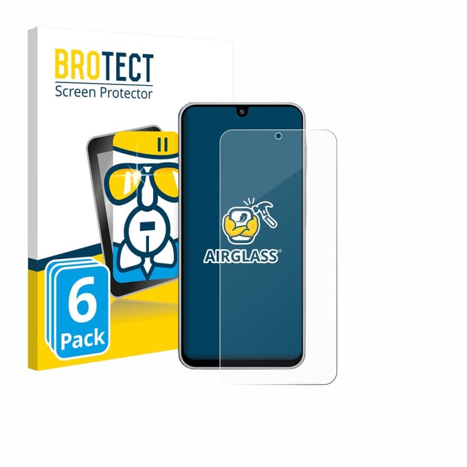 Screenprotector 6 Stuks voor Samsung Galaxy M17 Beschermglas transparant