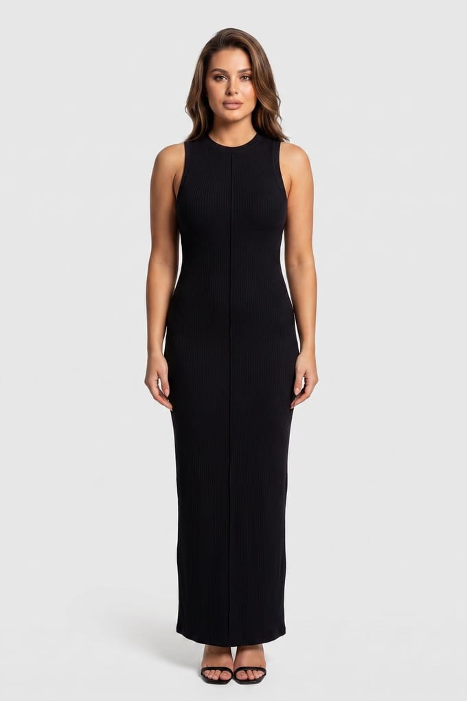 IRO Paris Treva Dress Black Größe: M | Maxikleider Outlet | Damen | Schwarz