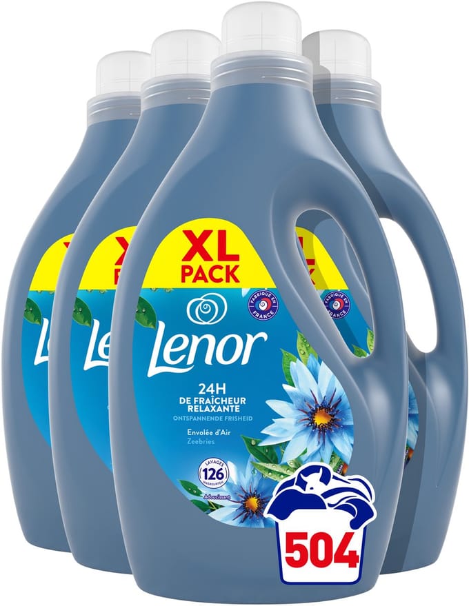 Lenor Wasverzachter Zeebries - 4 x 126 Wasbeurten