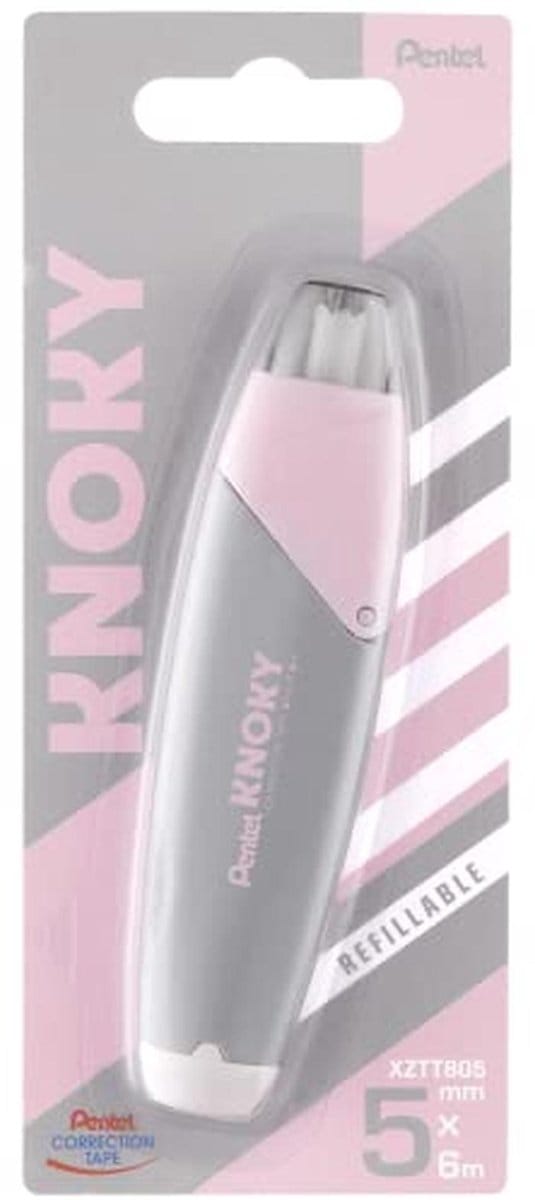Ergonomische Correctietape met Push Mechanisme - 6m x 5mm, Verstevigd en Navulbaar