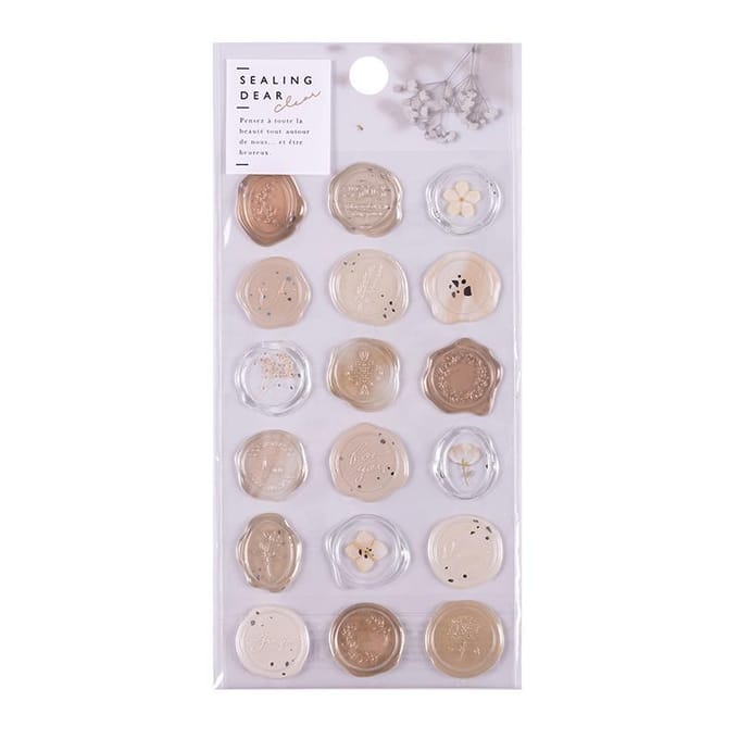 Autocollants créatifs en laque pour bonbons, scrapbooking, bricolage, papeterie, fournitures artistiques décoratives white