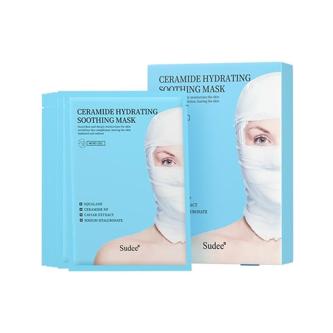 SUDEE Ceramide Hydraterend Verzachtend Masker 30ml 1 doos/5 stuks 1box white