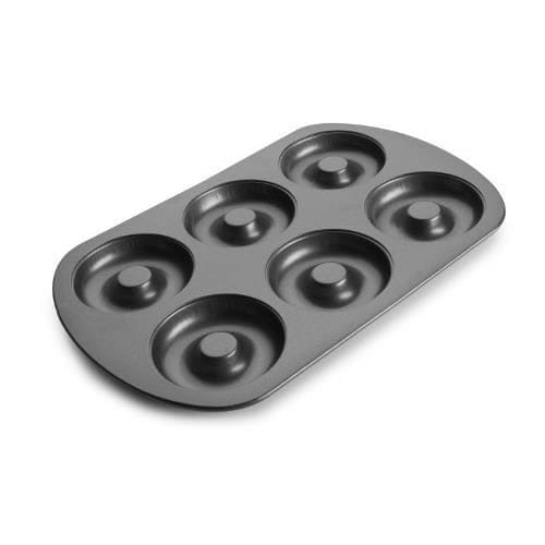 Moule de cuisson - Ibili - 827300 - Noir - Diamètre 8 cm - 6 moules par feuille noir