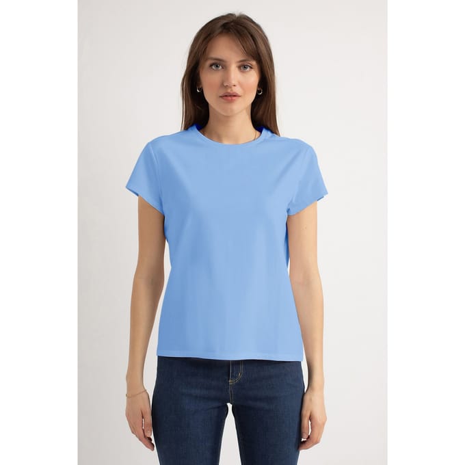 Josephine & Co Harper Ss T-shirt Light Blue Größe: S | Hemden Outlet | Damen | Blau