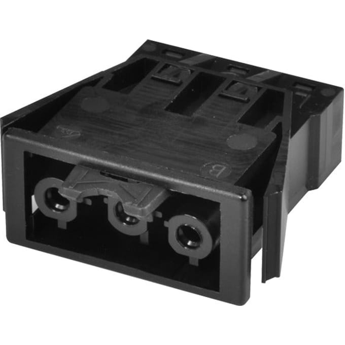 AC166 3-Pool Vrouwelijke Chassis Connector Met Slot - 168863V [10 Stuks]