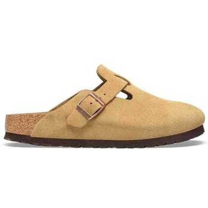Klompen BIRKENSTOCK Boston Leve Latte Cream