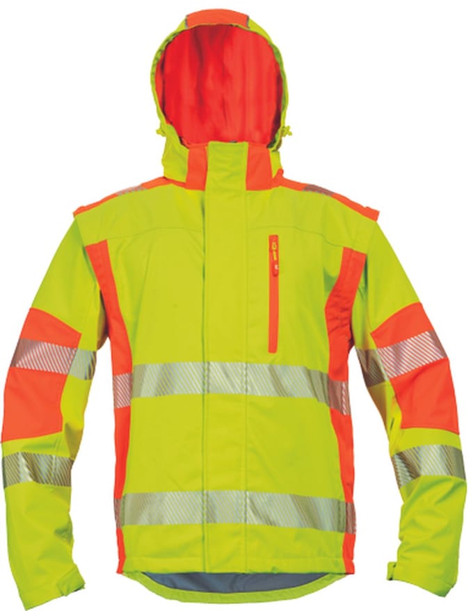 Cerva LATTON softsh. jacket high-vis 03010381 - Oranje/Geel - L