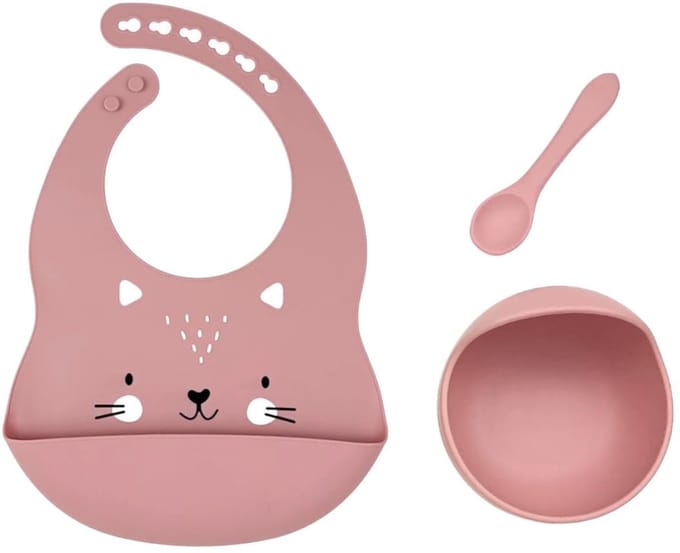 Omgoods - Silicone Eet- en Spelset voor Baby's met Zuignap
