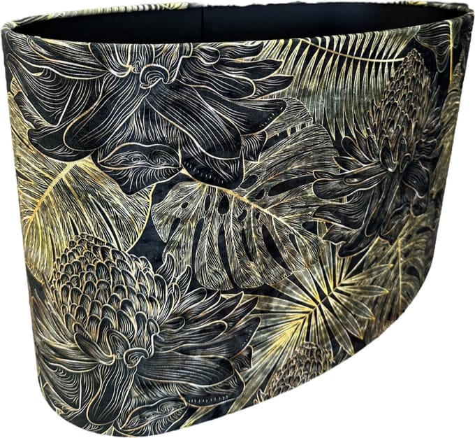 Lampenkap moodlight ovaal 55x25x35 palm 20