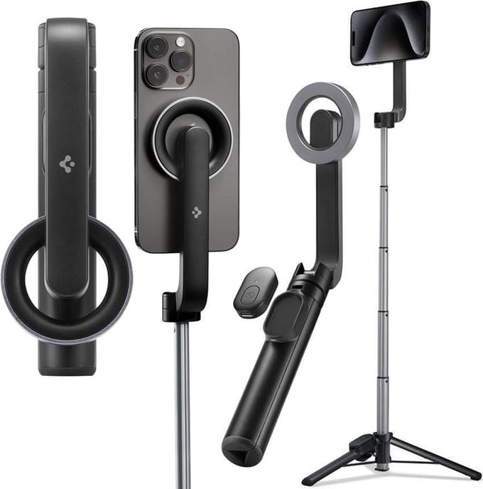 Spigen MagSafe Tripod Selfie Stick - black