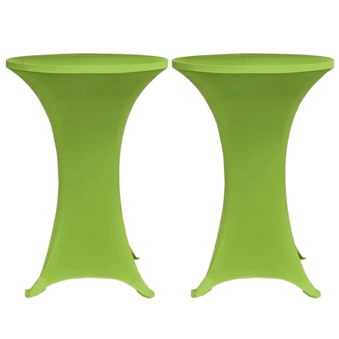 vidaXL - Tafelhoes - stretch - 2 - stuks - 60 - cm - groen