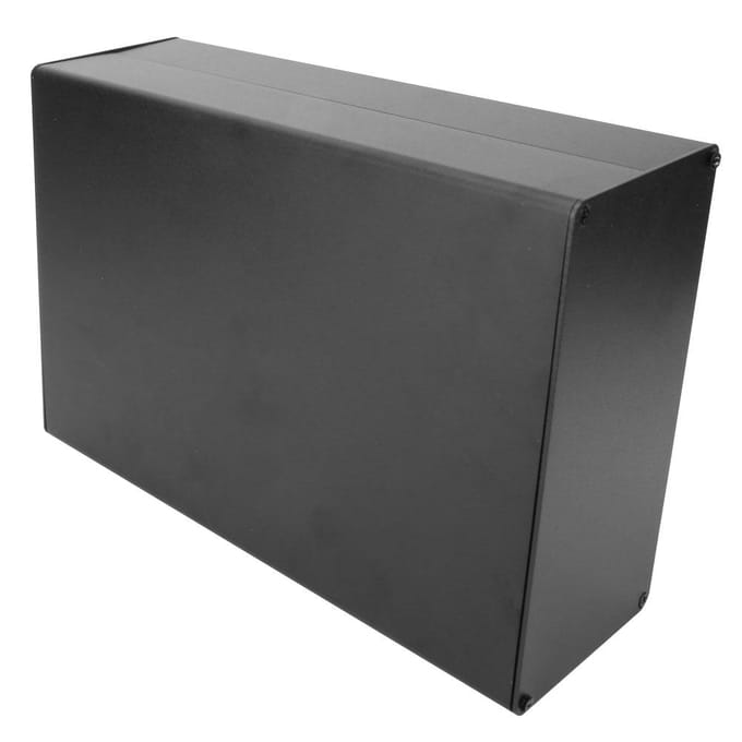 Boîtier de refroidissement en aluminium de type fendu, boîtier électronique pour circuit imprimé GPRS 80x160x220mm