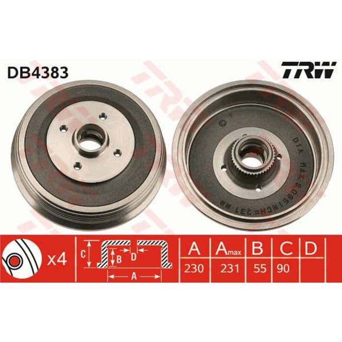 Remtrommel TRW DB4383