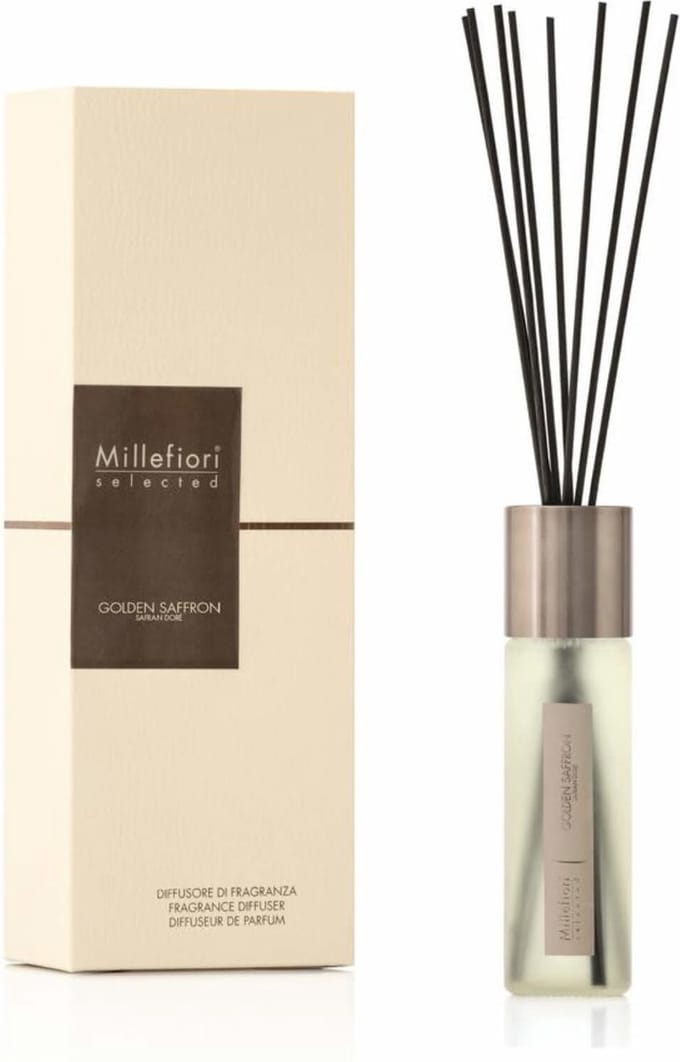 Millefiori Selected Geurstokjes 100 ml - Golden Saffron