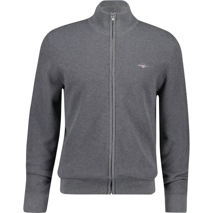 Geknoopte cardigan in geprofileerd breisel Gant