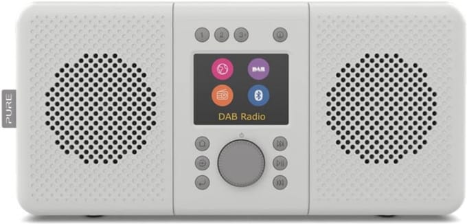 Alles-in-één Stereo-internetradio met DAB, Bluetooth 5.0 en TFT-scherm - Steengrijs