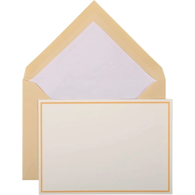 Kaart met rand + gelegde envelop G.Lalo (x10)