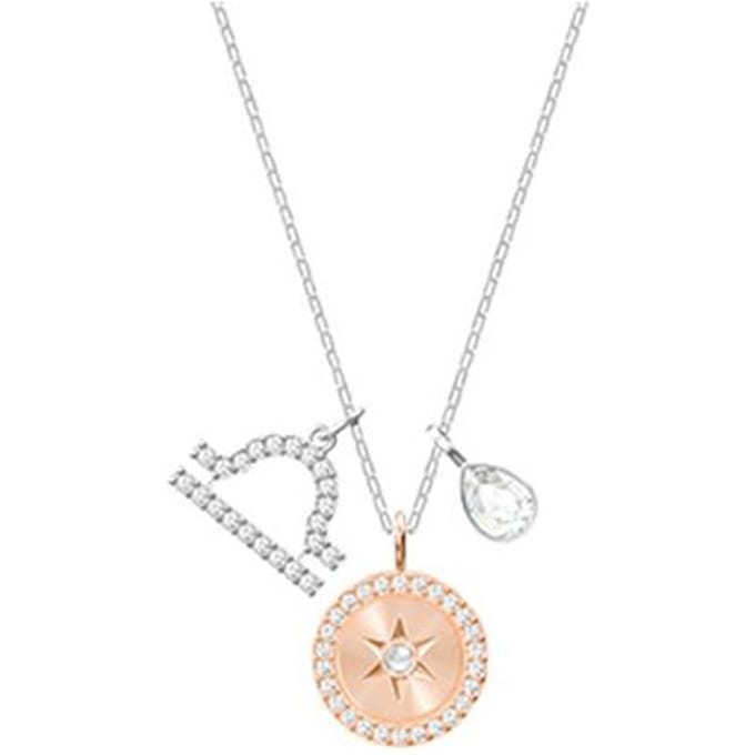 Swarovski Zodiac Weegschaal Ketting Damesketting Wit 5349218 Box (Random Color) white