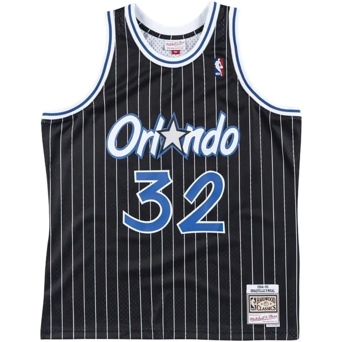 Mitchell And Ness 1994-1995 Shaquille Oneal Shirt Zwart