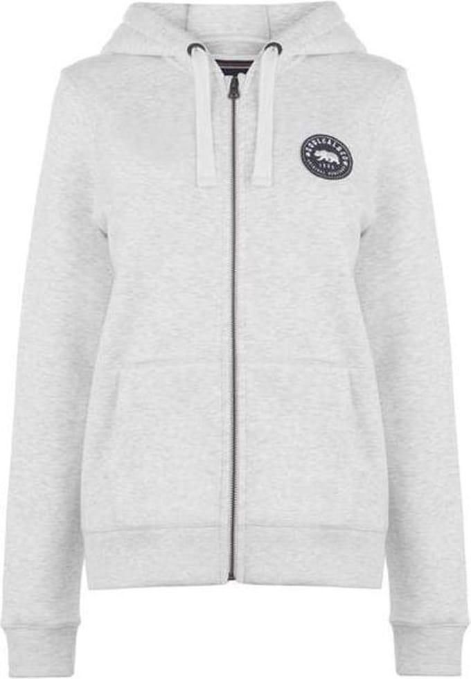 SoulCal - Sweater met Rits en Capuchon - Vest - Dames - Lichtgrijs - M (12)