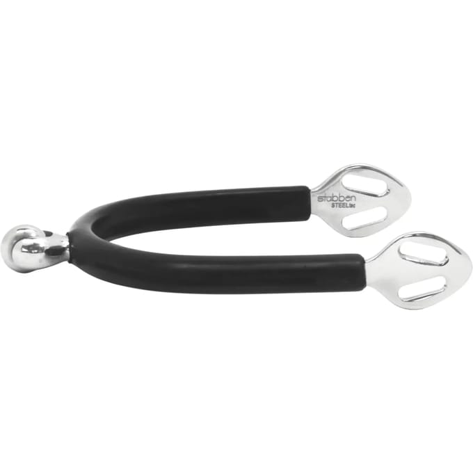 Stubben SEQ Sporen Soft Touch Verticaal 20 mm Zilver/Zwart - 20 MM
