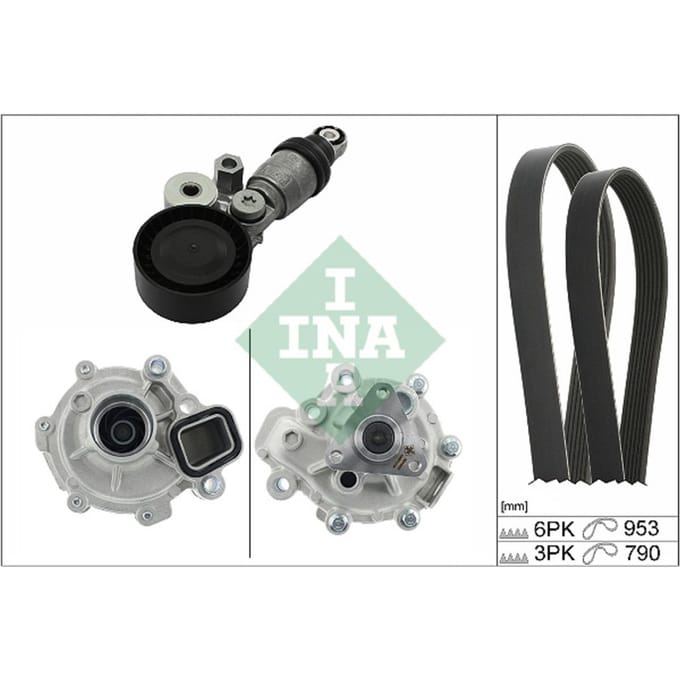 Schaeffler Ina Waterpomp + V-riemset INA 529 0371 30