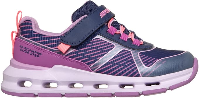 Skechers GLIDE-STEP + - SPRINT LINES Meisjes Instappers - Donkerblauw / Multi