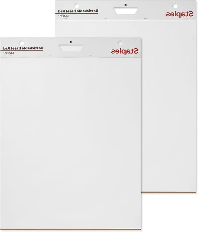 Metalen nietjes - Herstelbaar bindmiddel - Documenten organiseren - Zelfnivellerend - 762 x 635 cm - Wit